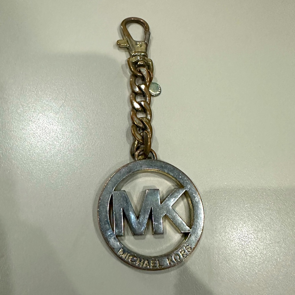 Michael Kors Logo Chain.  Originally gold, but tarnished. Paint & use for decor!